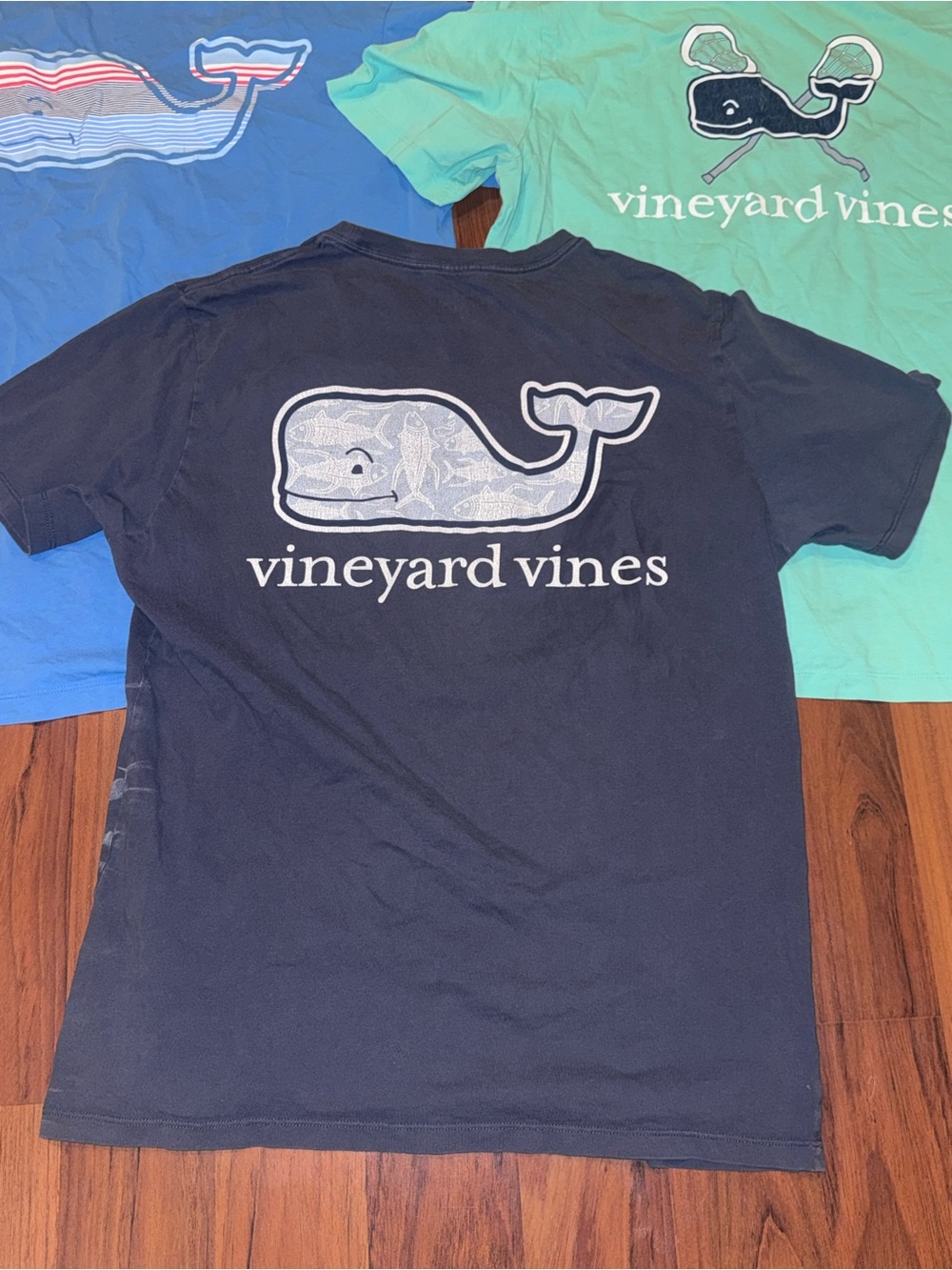 Vineyard Vines Men’s T Shirt Size Medium Blue Green Travis Mathew Bad Birdie - Picture 4 of 5